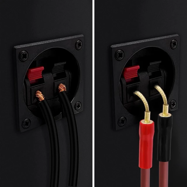 Alt view image 5 of 7 - XMSJSIY Flex Pin Banana Speaker Cable 14AWG HiFi Audio OFC - 2M/6.56FT