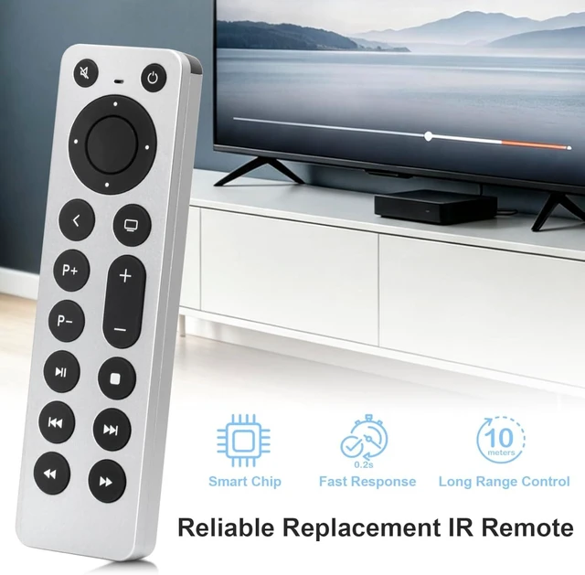 Alt view image 5 of 7 - Replacement for Apple TV 4K / Gen 1 2 3 4 Remote Control(NO Siri and Voice)