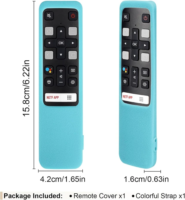 Alt view image 3 of 7 - Protective Silicone Case Cover for TCL RC802V FMR1 FNR1 Smart Voice Remote