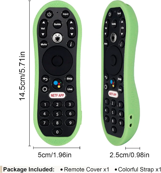 Alt view image 3 of 7 - Protective Silicone Case Cover for TiVo Stream 4K Remote Control