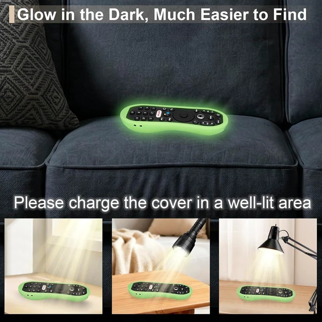 Alt view image 4 of 7 - Protective Silicone Case Cover for TiVo Stream 4K Remote Control