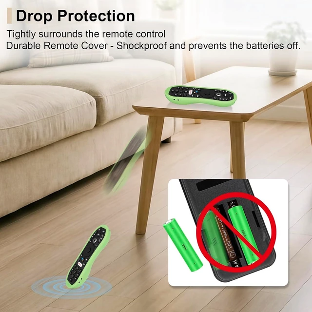 Alt view image 6 of 7 - Protective Silicone Case Cover for TiVo Stream 4K Remote Control