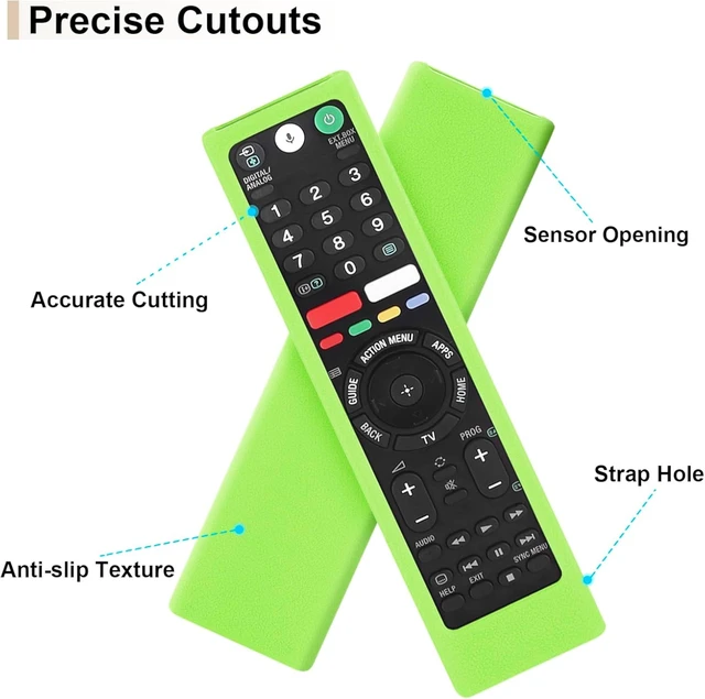 Alt view image 4 of 7 - Silicone Case for Sony RMT-TX100U RMT-TX300P RMF-TX200U TV Remote