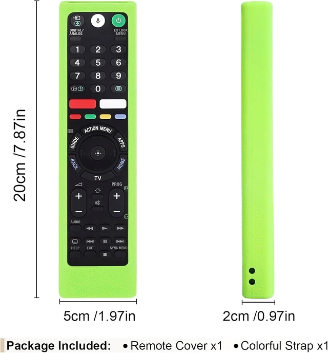 Alt view image 5 of 7 - Silicone Case for Sony RMT-TX100U RMT-TX300P RMF-TX200U TV Remote