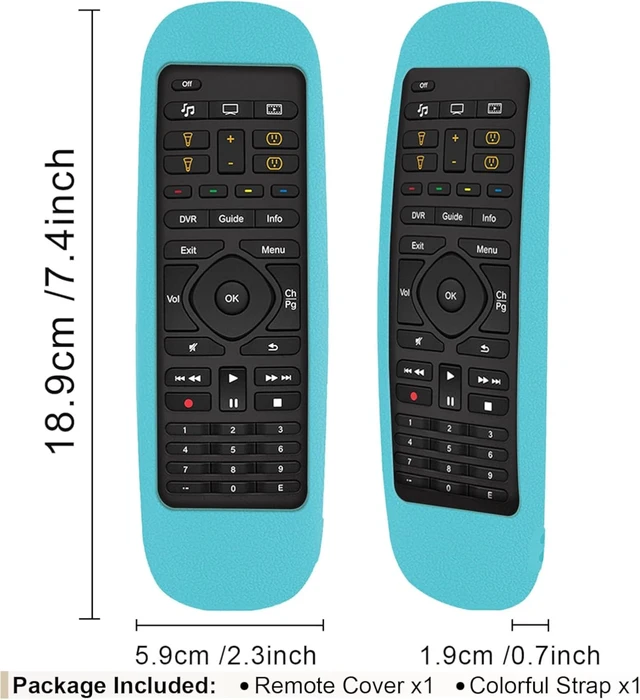 Alt view image 3 of 7 - Silicone Case ONLY for Logitech Harmony Companion All in One Remote Control