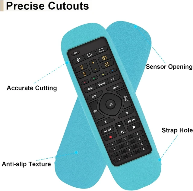 Alt view image 5 of 7 - Silicone Case ONLY for Logitech Harmony Companion All in One Remote Control
