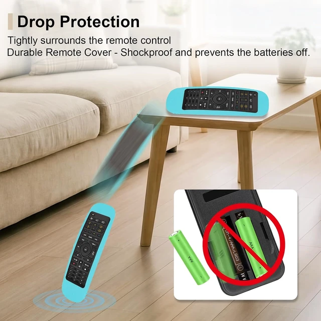 Alt view image 6 of 7 - Silicone Case ONLY for Logitech Harmony Companion All in One Remote Control