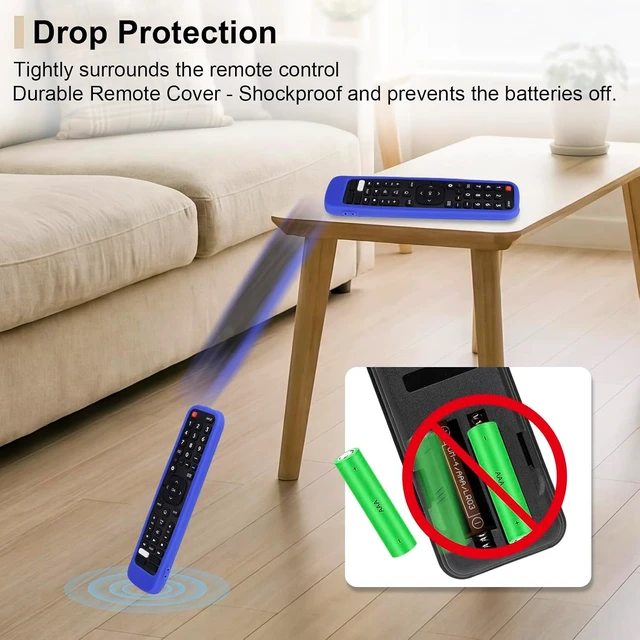 Alt view image 4 of 7 - Silicone Case for Hisense TV Remote EN2A27 ERF2K60H EN2H27B EN2H27HS