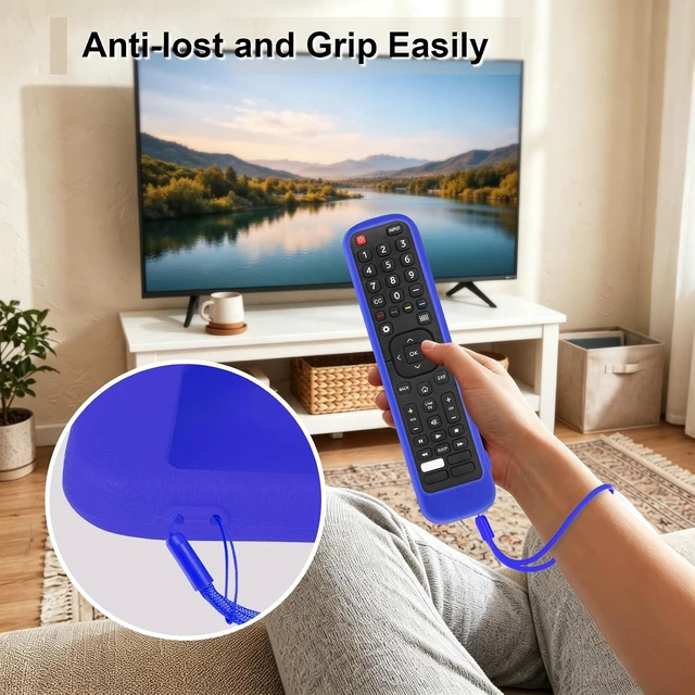Alt view image 7 of 7 - Silicone Case for Hisense TV Remote EN2A27 ERF2K60H EN2H27B EN2H27HS