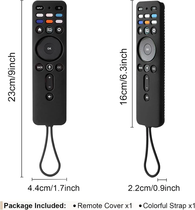 Alt view image 3 of 7 - Protective Silicone Remote Case for VIZIO XRT260 Smart TV Remote