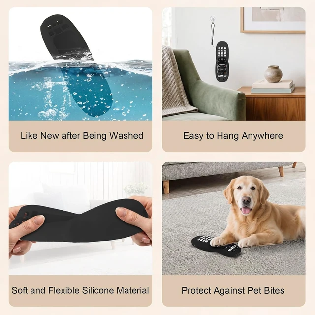 Alt view image 5 of 7 - Silicone Case for DirecTV RC70 RC70H RC71 RC71H RC72 RC73 RC73B Remote