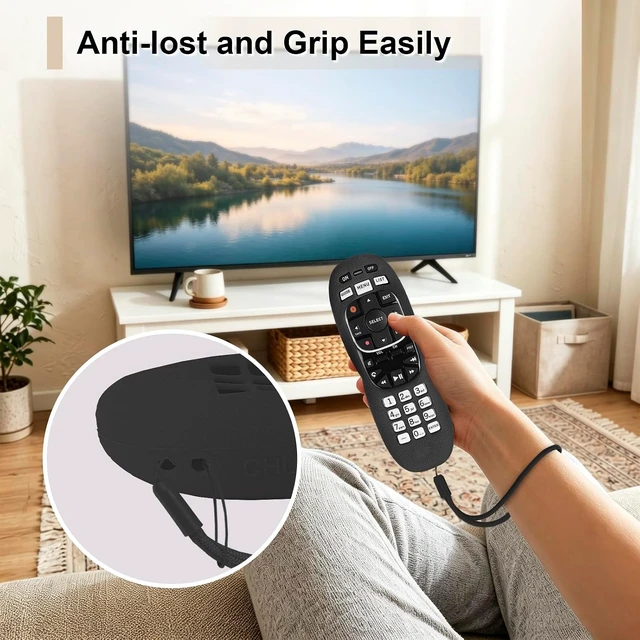 Alt view image 6 of 7 - Silicone Case for DirecTV RC70 RC70H RC71 RC71H RC72 RC73 RC73B Remote