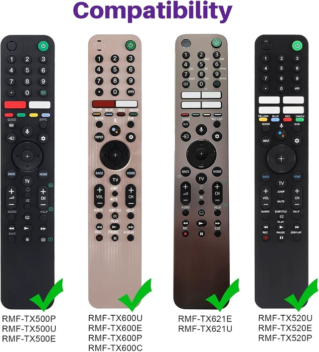 Alt view image 2 of 7 - Protective Case for Sony Remote RMF-TX600U RMF-TX500U RMF-TX500E RMF-TX600E