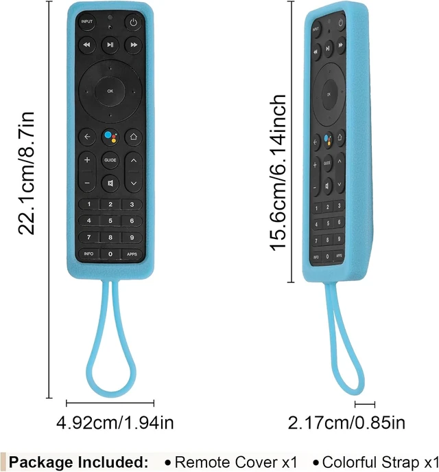 Alt view image 3 of 7 - 6 Inch Silicone Remote Case for Verizon Stream TV Voice Remote ASK-STI6220
