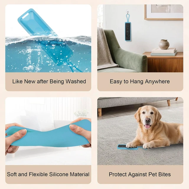 Alt view image 7 of 7 - 6 Inch Silicone Remote Case for Verizon Stream TV Voice Remote ASK-STI6220