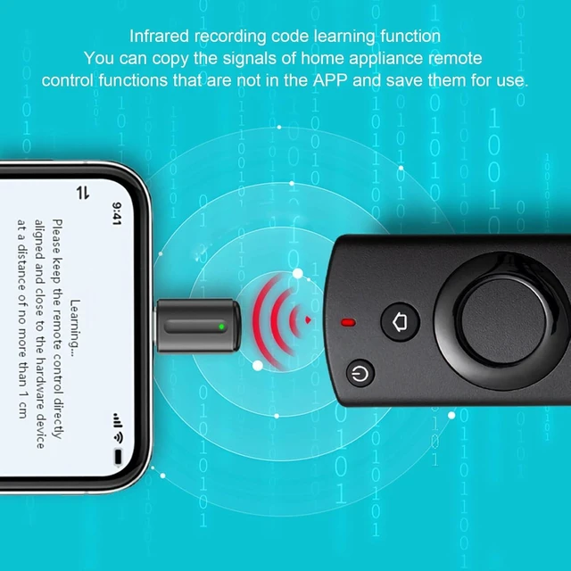 Alt view image 4 of 7 - Universal Smartphone IR Remote Control Adapter with Code Learning and Quick AC Matching, Infrared for Android Phone to Control TV/AC/DVD/Camera/Set Top Box