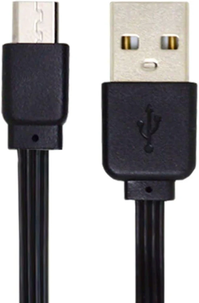 Alt view image 7 of 7 - chenyang USB 2.0 Short Flat Cable, USB 2.0 Type A Male to Micro USB Male 4 Wires 5V 2A Charge Data Extension Silicone Cable 4 Wires 30AWG 13cm