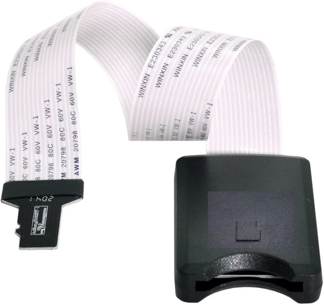Main image of chenyang Micro SD to Micro SD TF Card Male to Female Soft Flat FPC Extension Cable Adapter for 3D Printer/Model 3D Printer/GPS/Raspberry Pi