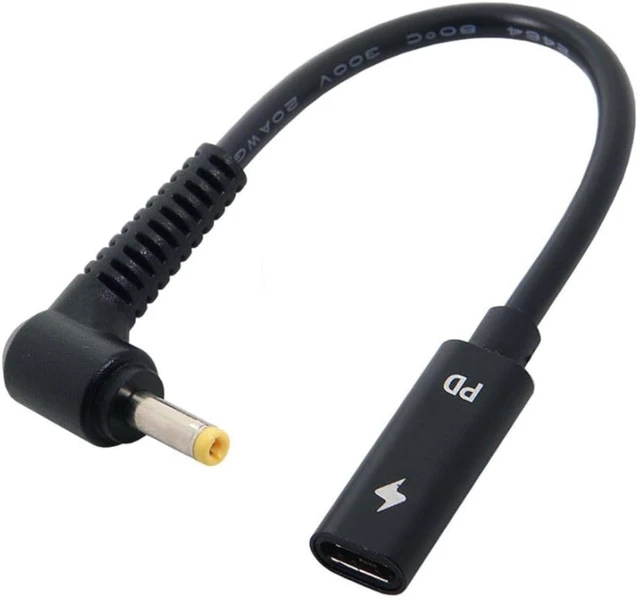 Alt view image 6 of 7 - chenyang USB C to DC 20V 4.0x1.7mm PD 65W Charge Cable for Laptop