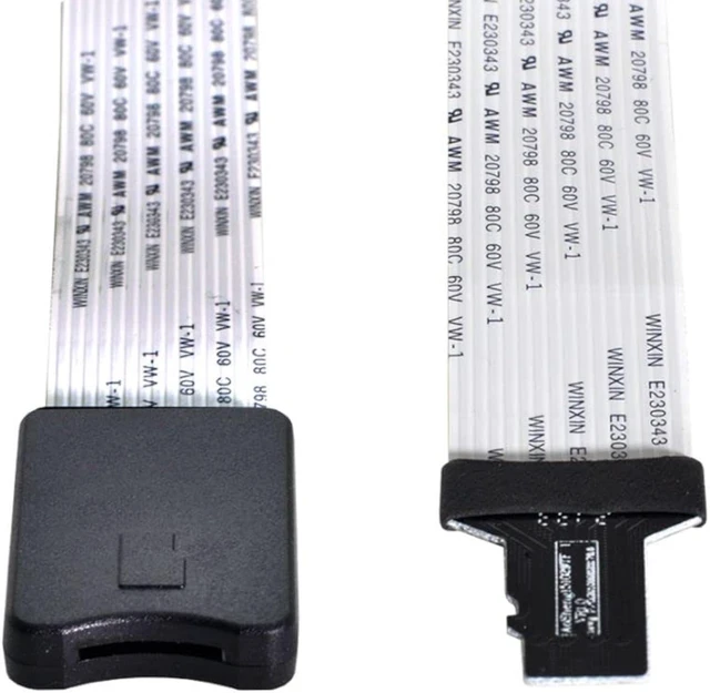 Alt view image 7 of 7 - chenyang Micro SD to Micro SD TF Card Male to Female Soft Flat FPC Extension Cable Adapter for 3D Printer/Model 3D Printer/GPS/Raspberry Pi