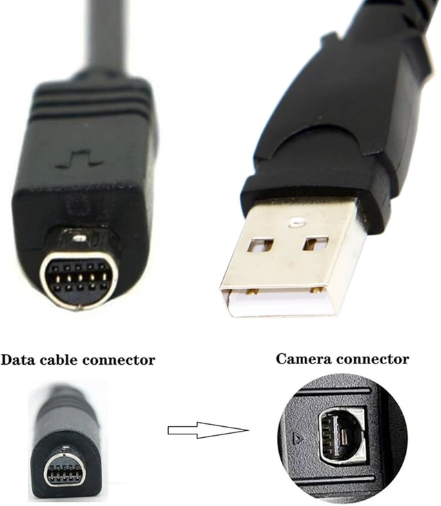 Alt view image 4 of 7 - chenyang VMC-15FS 10pin to USB Data Sync Cable for HandyCam DCR-SX85, DCR-SX85e, DCR-SR220, DCR-SR220e, DCR-SR290, DCR-SR290e