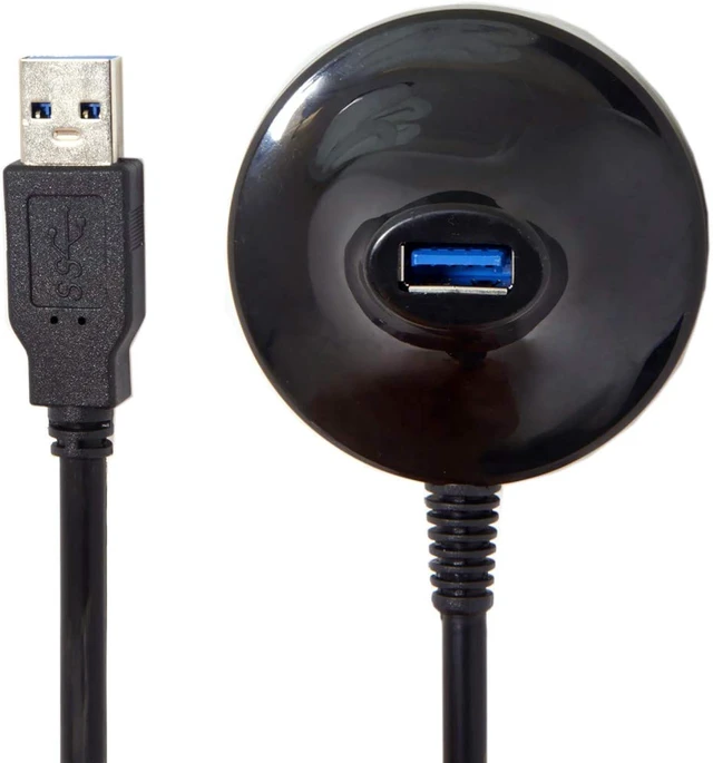 Alt view image 5 of 7 - chenyang USB 3.0 Desktop Extension Cable USB 3.0 Type A Male to Female Desktop Extension Data Cable 0.8m
