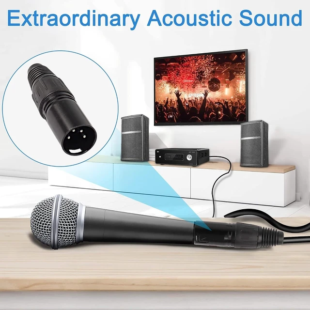 Alt view image 4 of 7 - XMSJSIY 4 Pin XLR Male Plugs Connectors XLR-M Plug Audio Mic Microphone