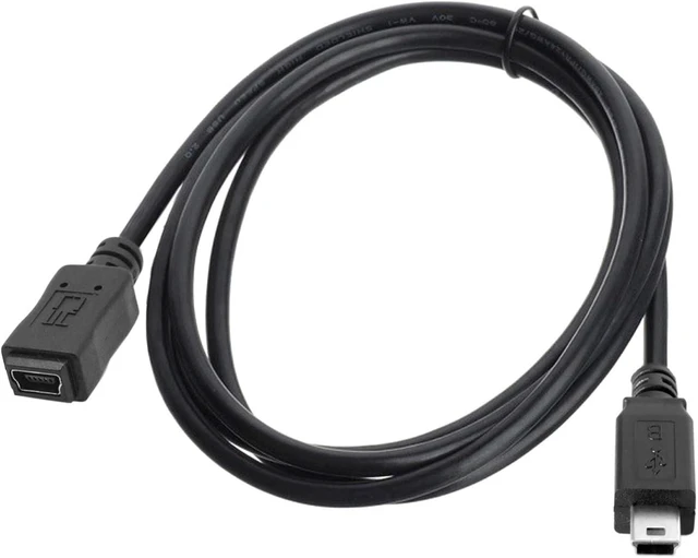 Alt view image 7 of 7 - chenyang Mini USB Extension Cable, USB 2.0 Mini USB 5Pin Male to Female Power Charging Data Transfer Extension Cable for Dash Cam/GPS/Camera 4.92FT/1.5M