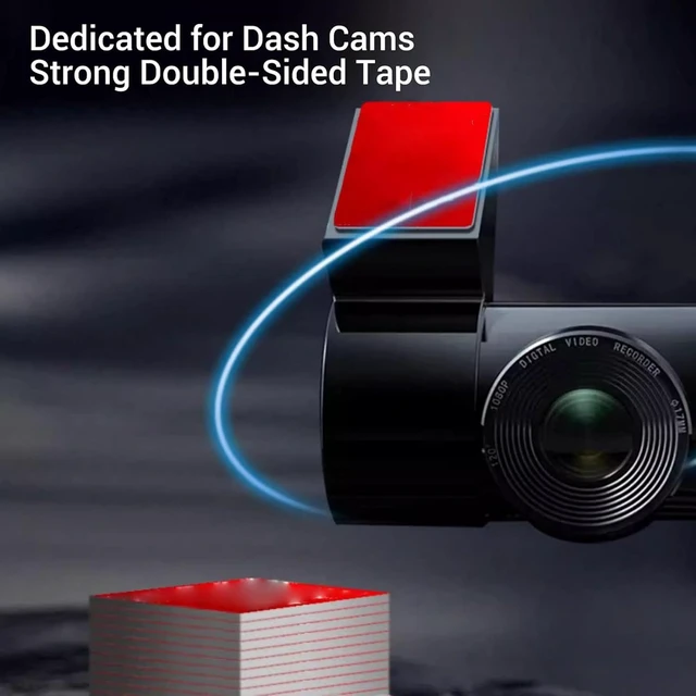 Alt view image 5 of 7 - LICAEVEY Dashcam Mount Adhesive Pads, 5 Packs Heavy Duty Double Sided Stickers, Secure Windshield Dashboard Camera Mount, Universal for GPS and Phone Holder Installation (30mm*40mm)