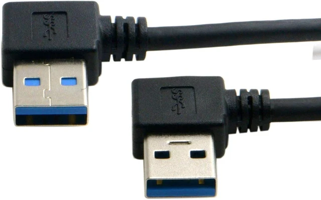 Main image of chenyang USB 3.0 Cable USB 3.0 90 Degree Angled Data Extension Cable for Hard Disk Laptop 0.5M