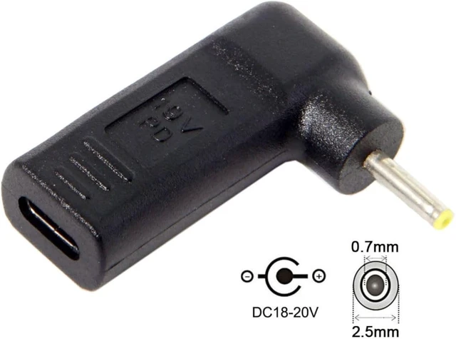 Alt view image 2 of 7 - chenyang USB C to DC 2.5x0.7MM PD 65W Emulator Trigger Converter Adapter