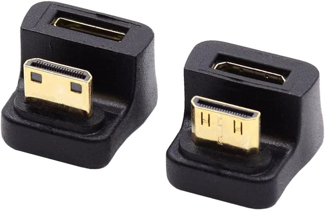 Main image of chenyang 2 Pack Mini HDMI Male to Mini HDMI Female 8K@60Hz 4K@120Hz 180 Degree Angled Converter Connector Adapter