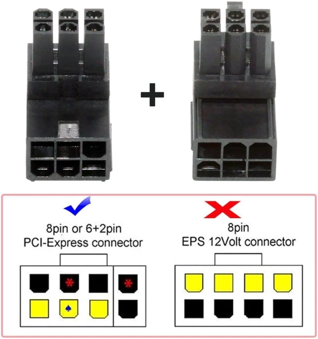 Alt view image 2 of 7 - chenyang 2 Pack ATX 6Pin 90 Degree Angled GPU Graphics Card Power Connector Adapter