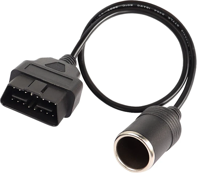 Main image of XMSJSIY OBD2 to Cigarette Lighter Female Socket Adapter Connecter
