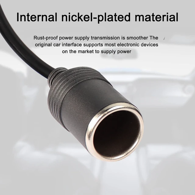 Alt view image 6 of 7 - XMSJSIY OBD2 to Cigarette Lighter Female Socket Adapter Connecter