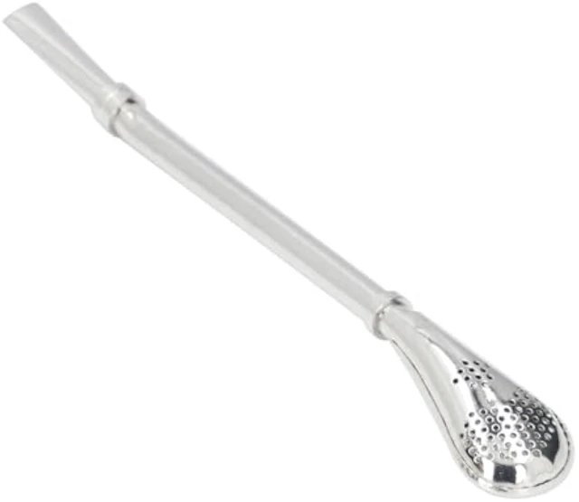 Alt view image 5 of 5 - LICAEVEY Yerba Mate Straw, Stainless Steel Bombilla with Fine Mesh Filter, Angled Tip for Loose Tea, Multipurpose Pulp Strainer for Juice Coffee, Traditional Gourd Accessory