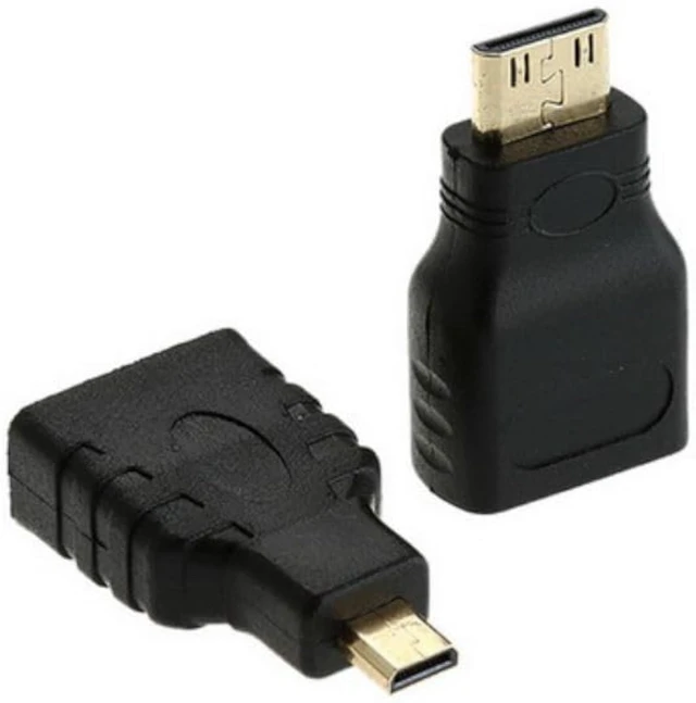 Alt view image 5 of 7 - chenyang HDMI 1 to 2 Splitter Switch Extension Cable Adapter with Micro & Mini HDMI Connector