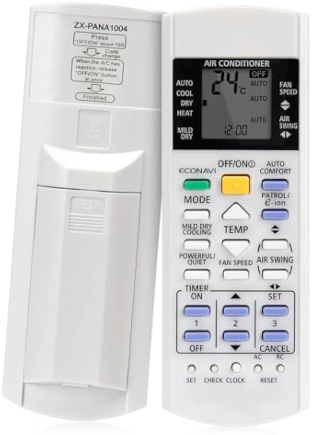 Alt view image 2 of 2 - Universal AC Remote Control Fit for Panasonic Air Conditioning All Models