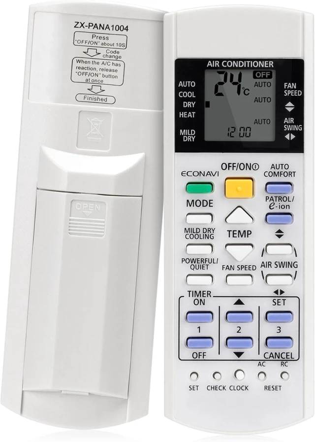 Main image of Universal AC Remote Control Fit for Panasonic Air Conditioning All Models