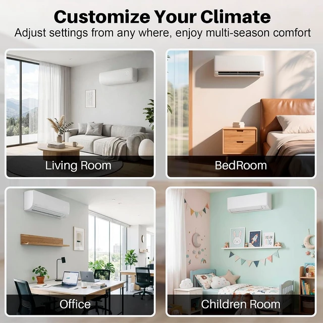 Alt view image 5 of 7 - Universal Air Conditioner Remote Control 6000 in 1 for Multiple A/C Brands