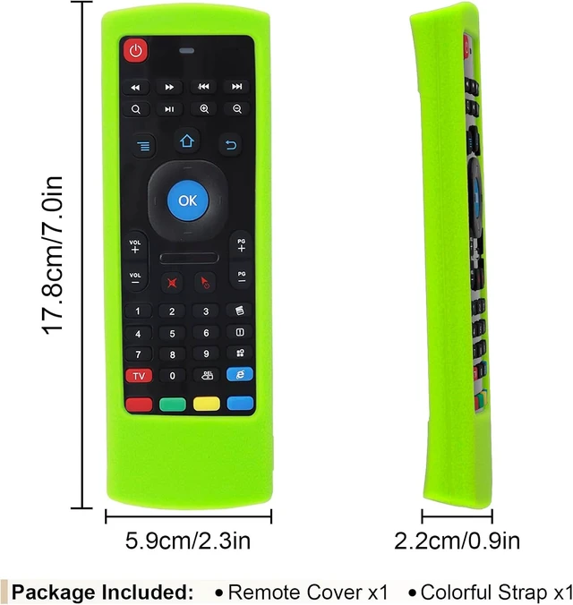 Alt view image 2 of 7 - Luminous Green Remote Case for MX3 Air Mouse Mini Keyboard Remote Control