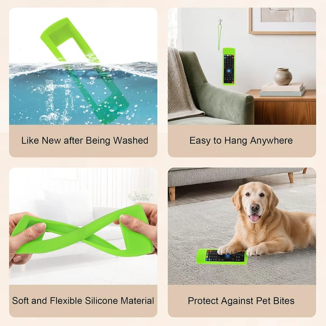 Alt view image 6 of 7 - Luminous Green Remote Case for MX3 Air Mouse Mini Keyboard Remote Control