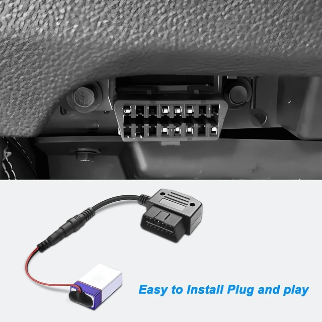 Alt view image 5 of 7 - XMSJSIY 16Pin OBD OBD2 Memory Saver AC/9V Vehicle Battery Saver-30CM/11.8IN