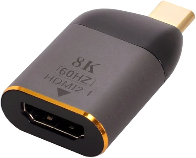 Alt view image 3 of 6 - cablecc USB4 Type-C USB-C Source to Displayport DP Female Cable Display 8K 60HZ UHD 4K Monitor Displays