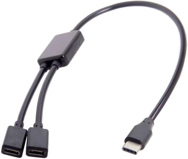 Alt view image 7 of 7 - Chenyang Micro USB OTG Cable,Micro USB 1 Male to 2 Female Dual Ports Hub Cable for Laptop PC & Mouse & Flash Disk