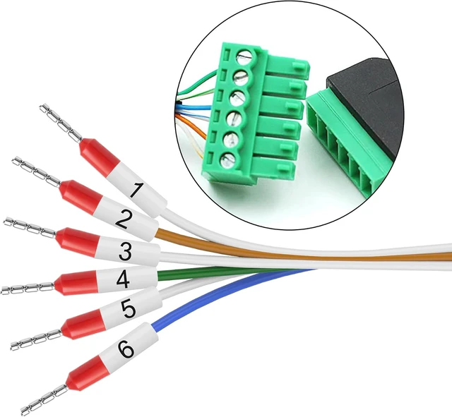 Alt view image 5 of 7 - XMSJSIY RJ11 to 6 Pin Bare Wire End Telephone Cable