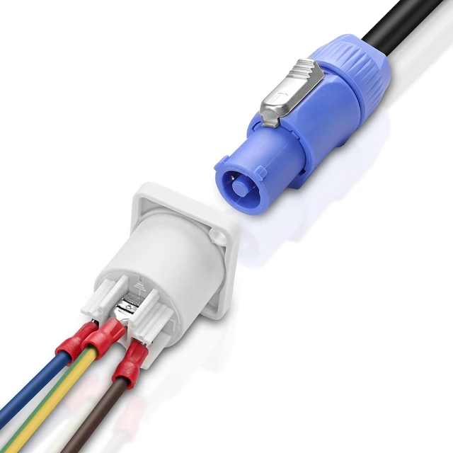 Alt view image 5 of 7 - XMSJSIY PowerCon Power Cable PowerCon Output Female Panel Mount to O Ring