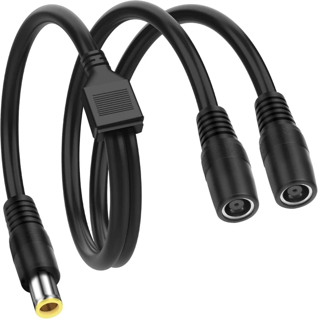 Main image of XMSJSIY DC7.9x0.9mm 8mm Power Adapter Splitter Cable - 0.6M/1.9FT