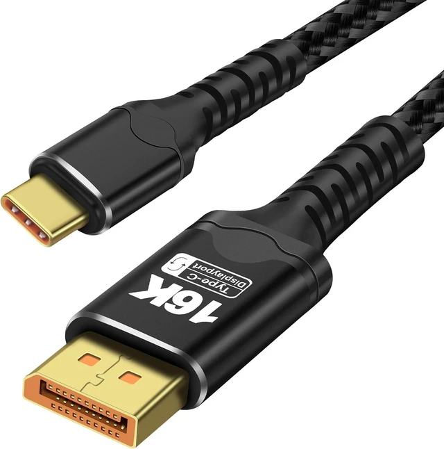 Main image of XMSJSIY USB C to DisplayPort 2.1 Cable Bidirectional - 2M/6.56FT