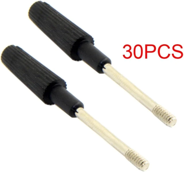 Alt view image 5 of 7 - ChenYang 30 Pack #4-40 UNC 47.5mm Length Stainless Steel Overmold Thumb Screws for DVI VGA RS232 Computer Cable